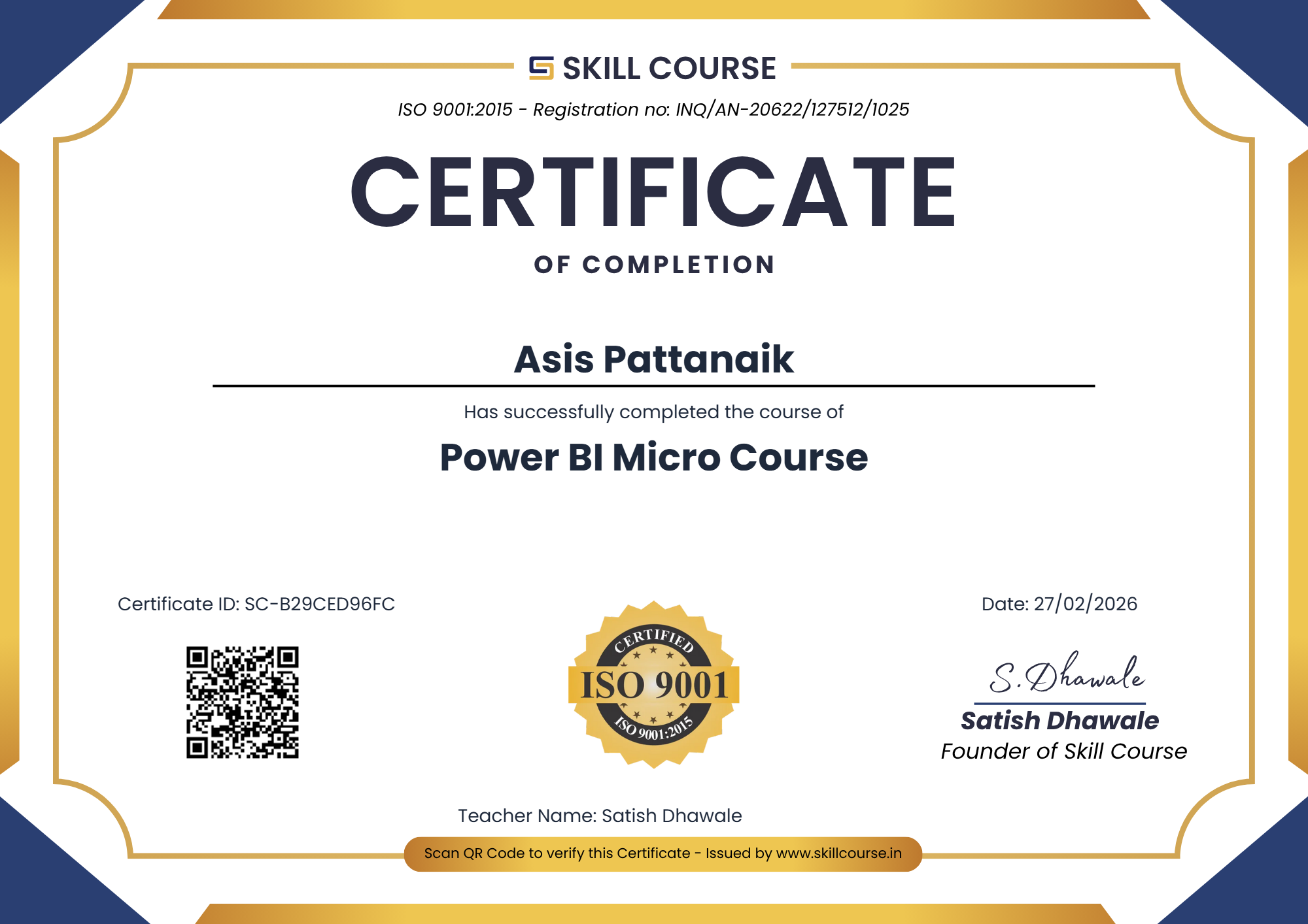 Data Analytics Certificate